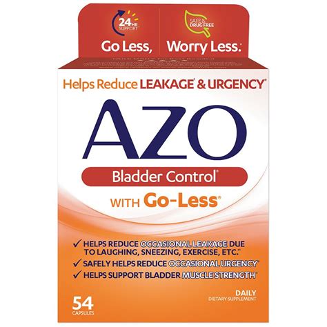 walgreens azo bladder control|Best Bladder Control Products 2025, According To Experts